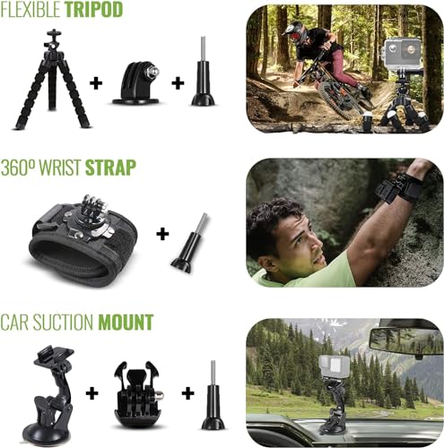Compact Waterproof Action Camera with 4K Ultra HD Video I4146