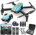 Drone with 4K Camera, Foldable, Less than 249g, 26 Mins Flight Time, Brushless Motor, Altitude Hold, 2 Batteries P2863