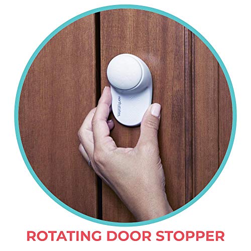 White Rotating Door Stopper T486
