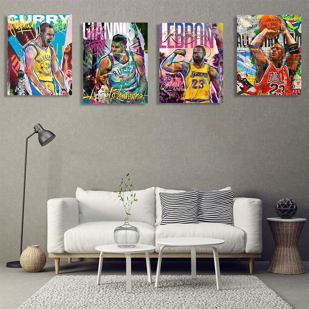 Set of 9 Unframed 8"x10" Basketball Sports Poster B2012