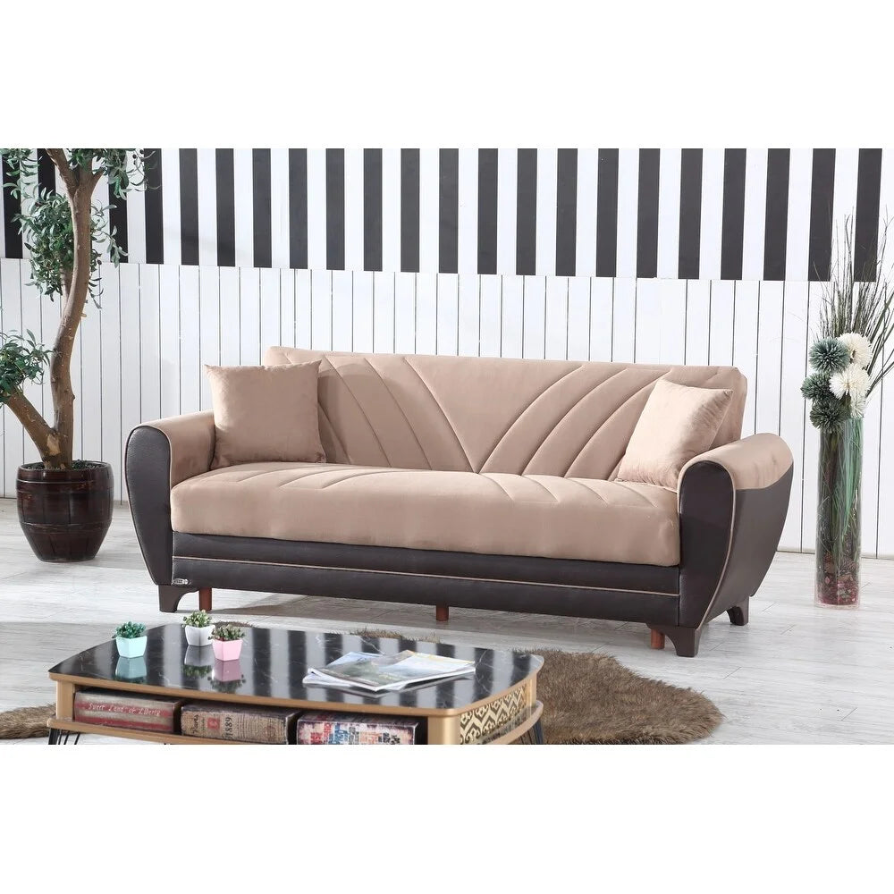 Grey 3-piece Sofa Loveseat Arms Chair Set D78063