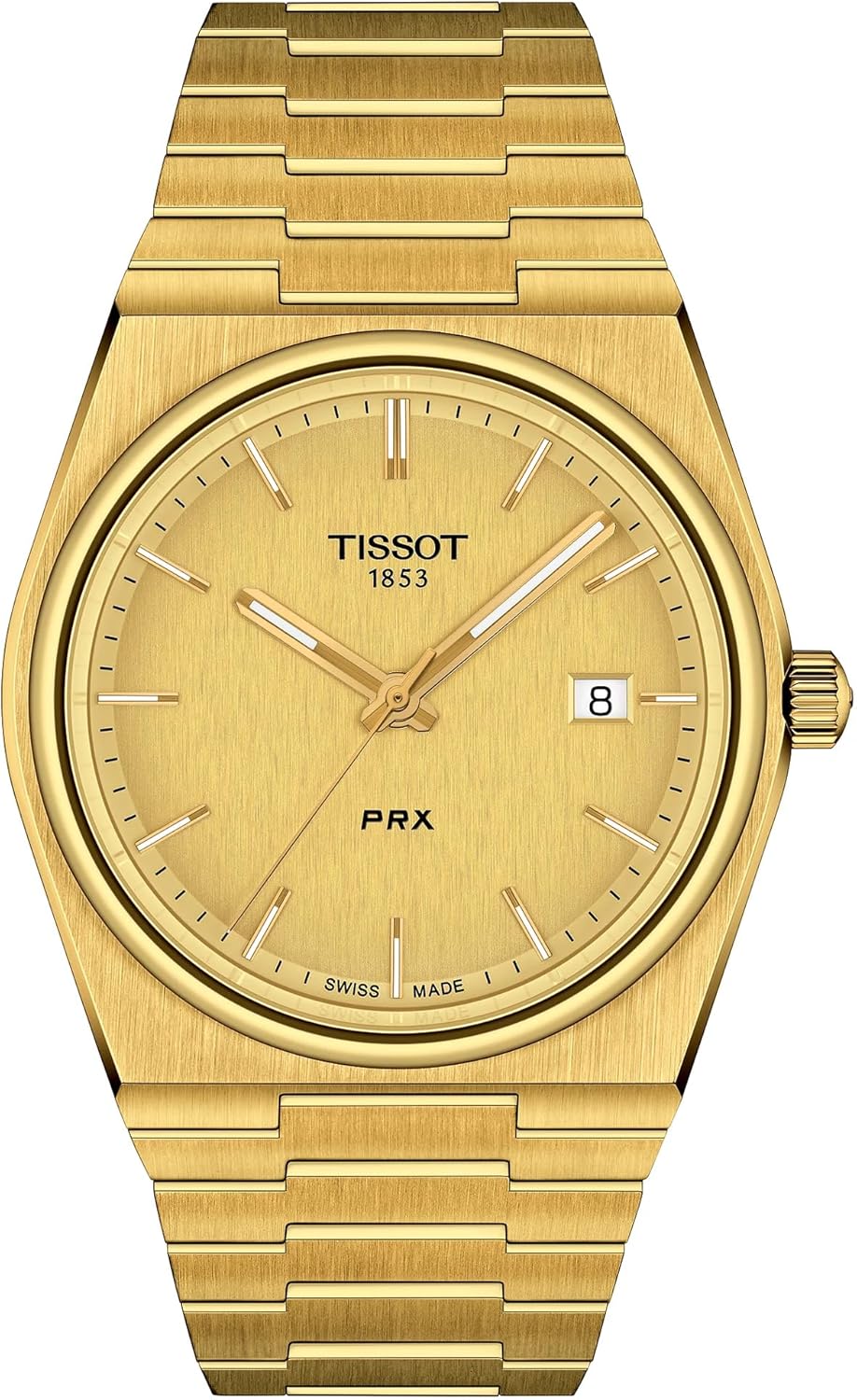 Yellow Gold PVD Coating Stainless Steel Quartz Watch I628