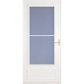White Mid-View Wood Core Storm Door S422810