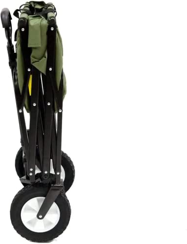 Black Steel Frame Collapsible Folding Utility Wagon E1332