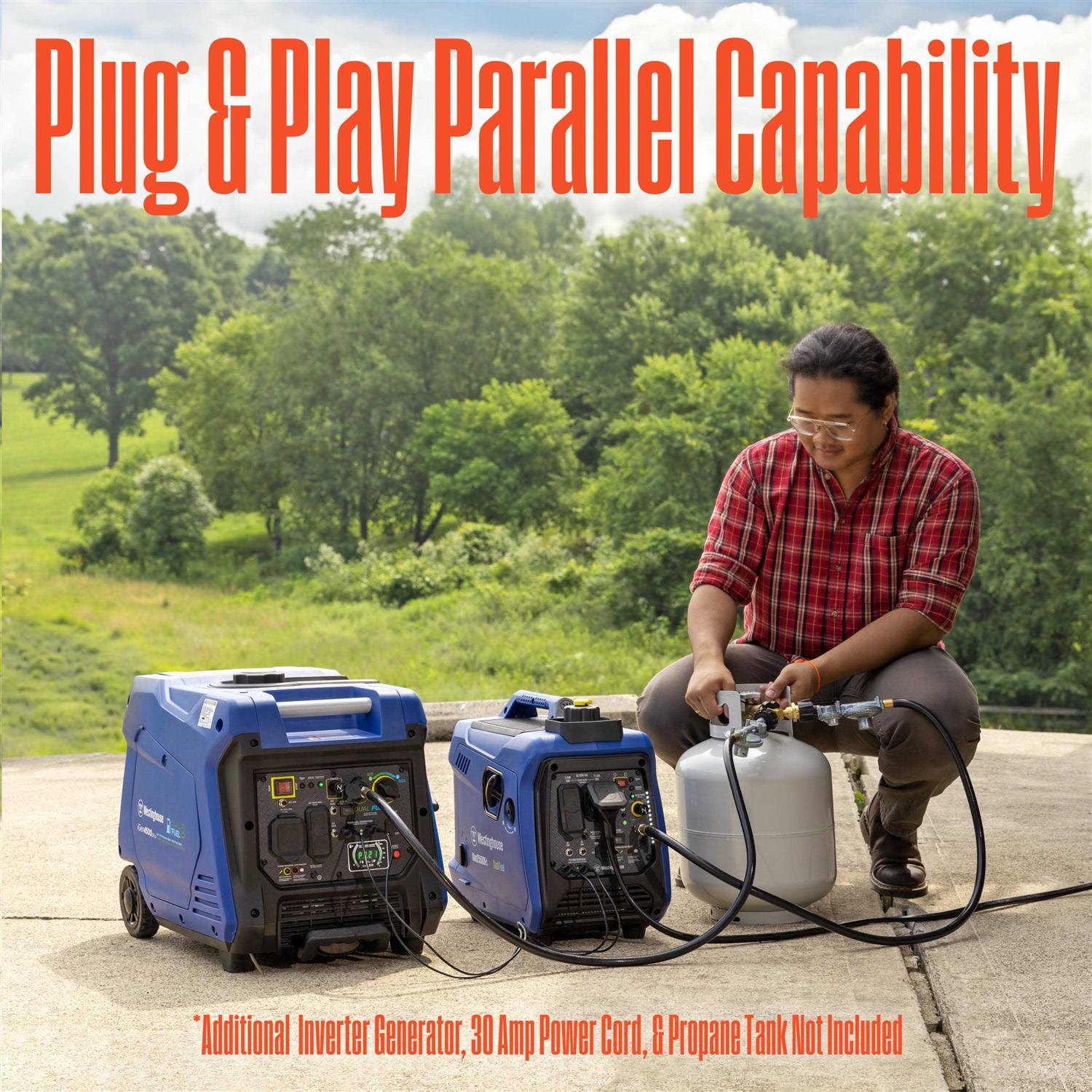 2550 Watt Dual Fuel Portable Inverter Generator V307