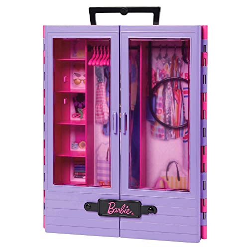 Fashionistas Ultimate Closet with Clothes (3 Outfits) & Fashion Accessories Including 6 Hangers I8719