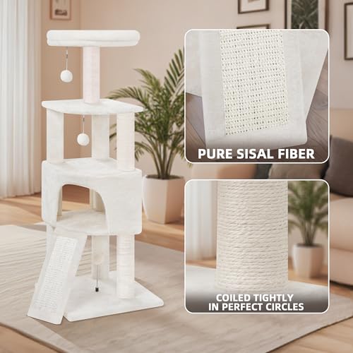 Grey Cat Tree with Scratching Post K1920