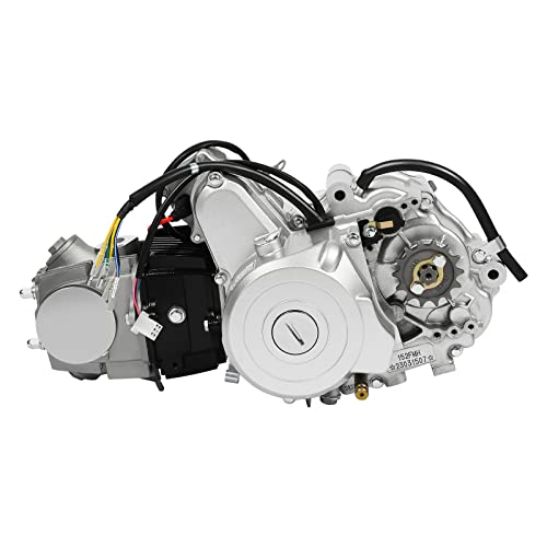140cc 4 Stroke Engine Motor, Complete Engine Kit Single Cylinder Horizontal 4-speed Transmission Manual Clutch CDI S654