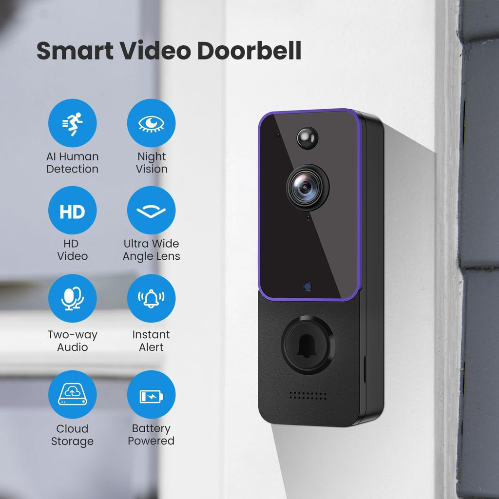 Wireless Doorbell Camera with Night Vision S1505