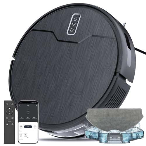 Robot Vacuum and Mop Combo with Large Capacity Dustbin S374627