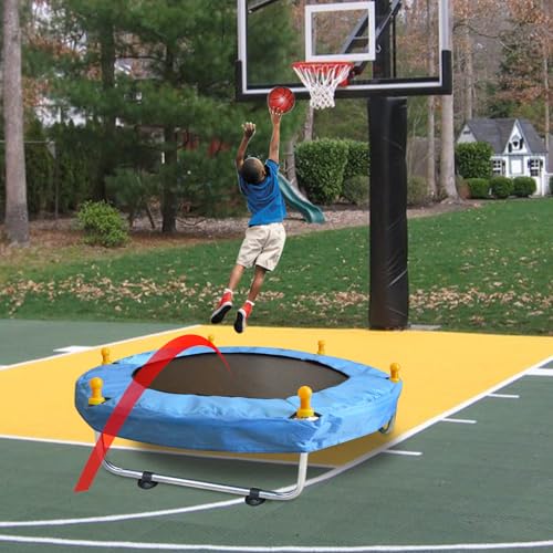 55'' Small Trampoline with Safety Enclosure Net N822119