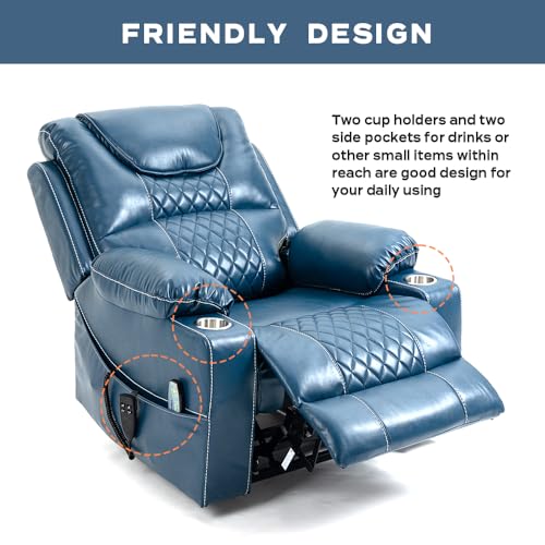 Lift Recliner Chair with Heat and Cup Holder V6468