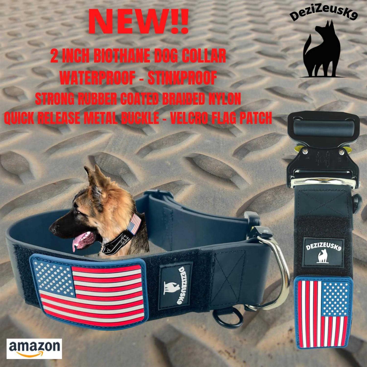 Biothane Heavy Duty Dog Leash with Quick Release Locking Carabiner Clasp C76184