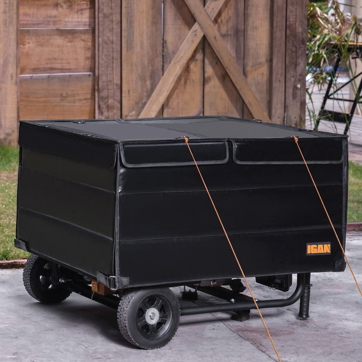Black Ultra Heavy Duty Generator Tent Cover O616