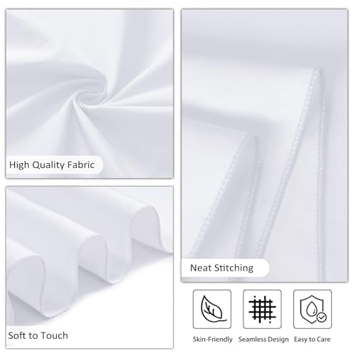 12 Pack White 120 Inch Round Polyester Tablecloth P62072