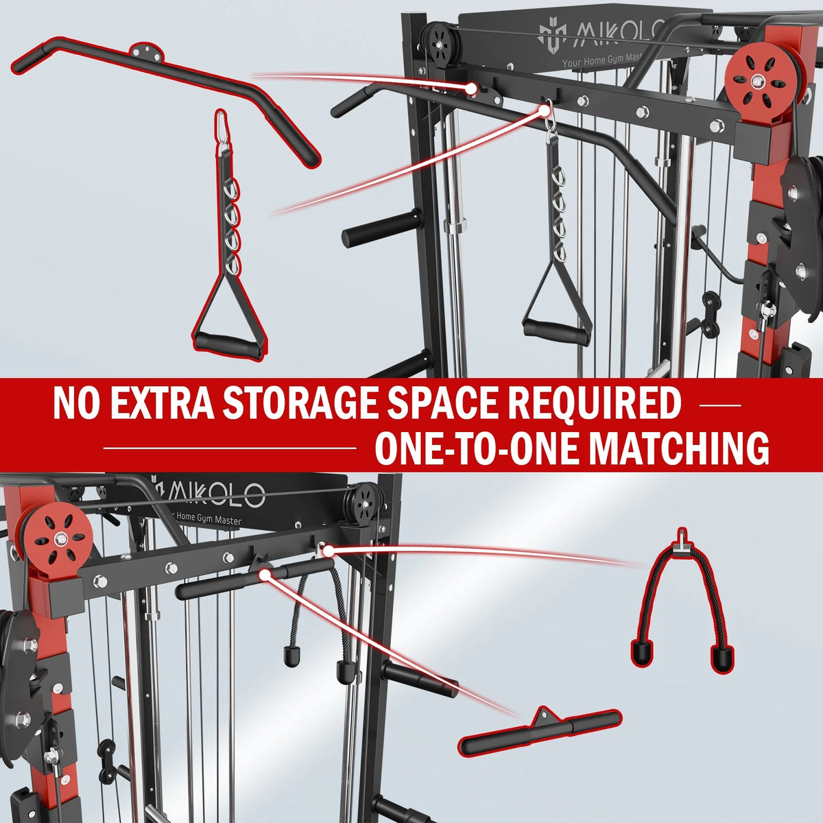 2000lbs Squat Rack with Weight Bench Combo S7138