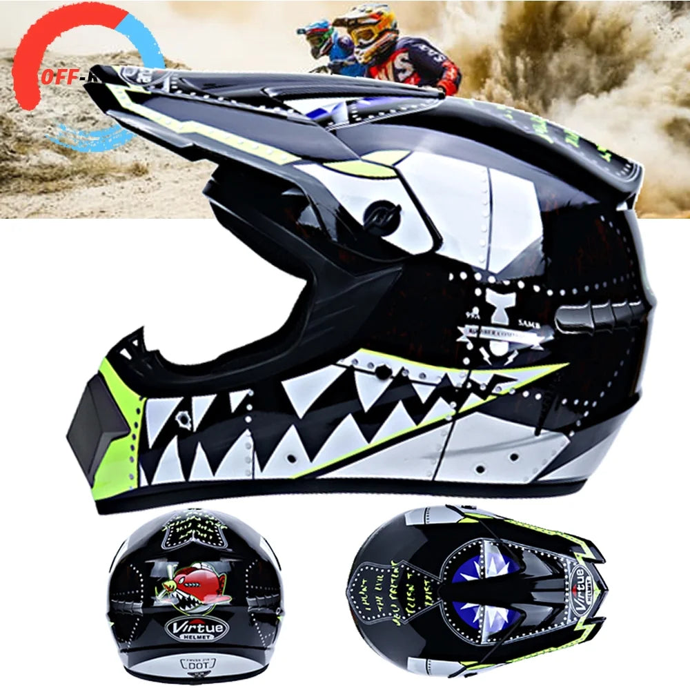 Full Face Motorcycle Crash Helmet Y4525