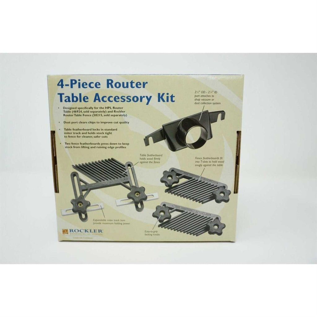 Router Table Accessory Kit Includes Fence Featherboards & Dust Port W898