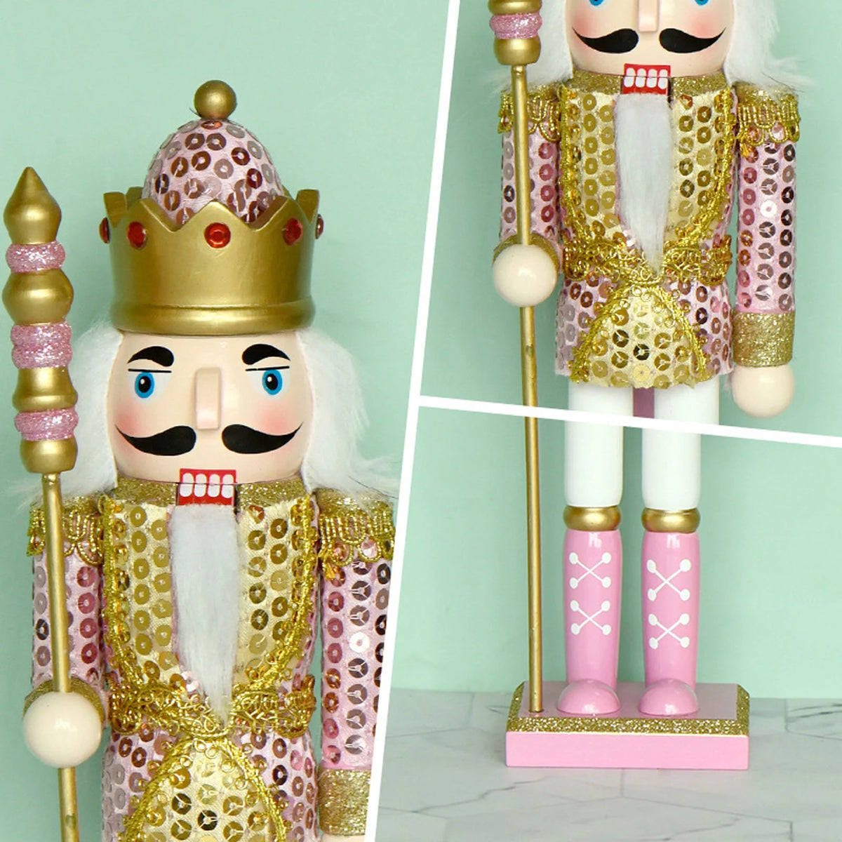 King Nutcracker Soldier Ornament Doll Z9077