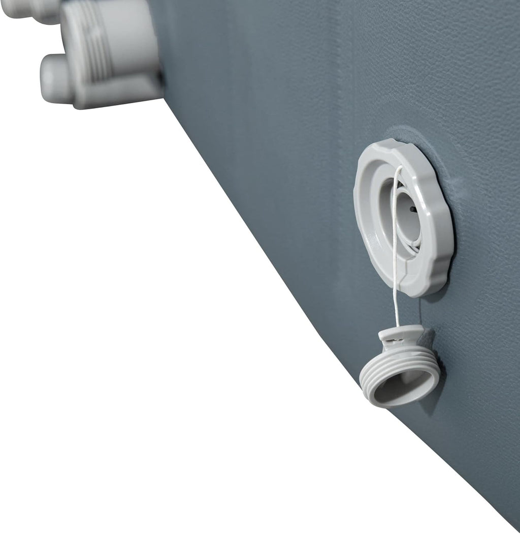Gray Inflatable Square Hot Tub L152