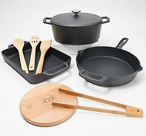 Red Cast Iron 4-pc Cookware Set H78253