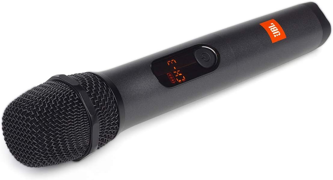 Black Wireless Two Microphone System with Dual-Channel Receiver Z643