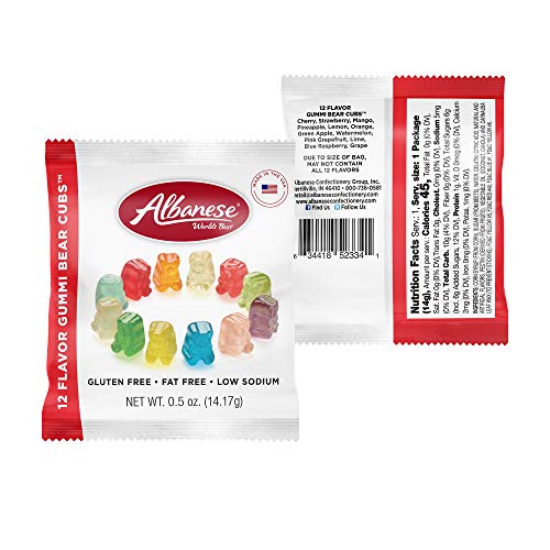 12 Flavor Gummi Bear Cubs, 5lbs Candy N492097