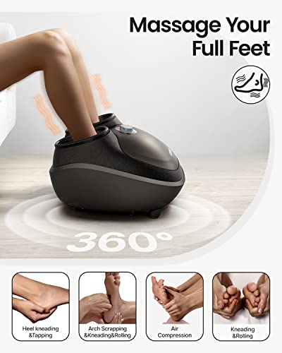 Electric Foot Massager with Heat, Shiatsu L1257