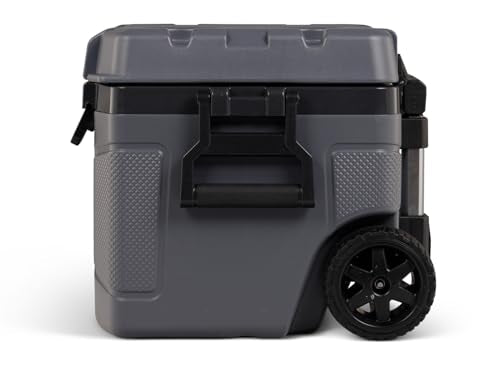 52Qt Wheeled Cooler Insulated Hard Shell Ice Chest T7159