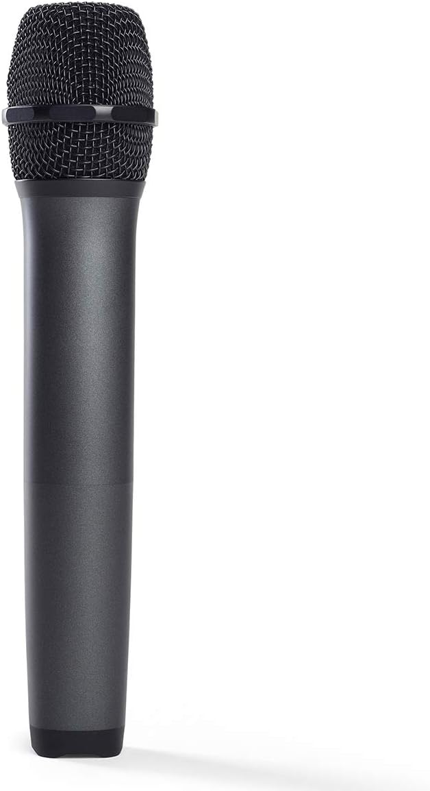 Black Wireless Two Microphone System with Dual-Channel Receiver Z643