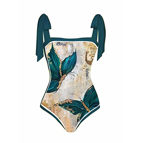Floral Print Bikini Set One Piece Swimsuit with Beach Cover up Wrap Skirt Two Piece Bathing Suit G7485