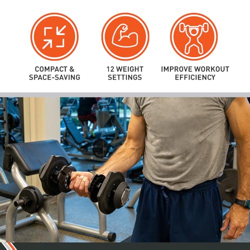 40 Pound Adjustable Dumbbells R652489