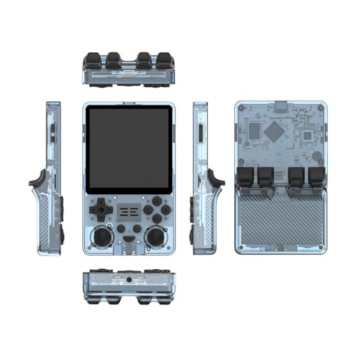 Transparent Black 4 Inch Handheld Retro Game Console X18293