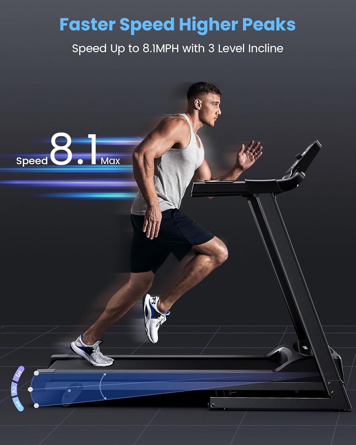 6% Incline Treadmill with Wide Belt, 3.0 hp J291