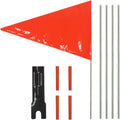 Reflective Adjustable Height Bicycle Safety Flag with Mounting Bracket K688020