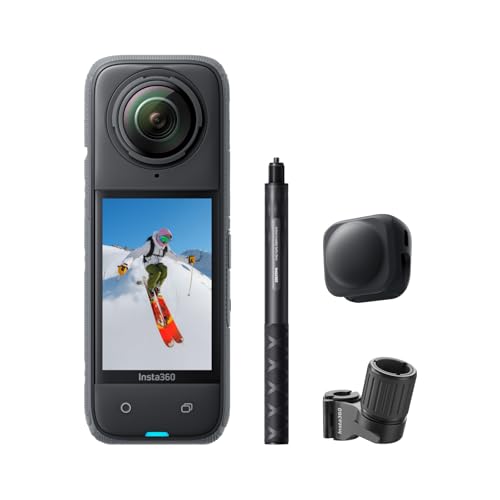 Waterproof 8K 360 Action Camera with Removable Lens Guards P770
