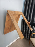 Anthracite Gray Pine Wall Mounted Folding Table H2460