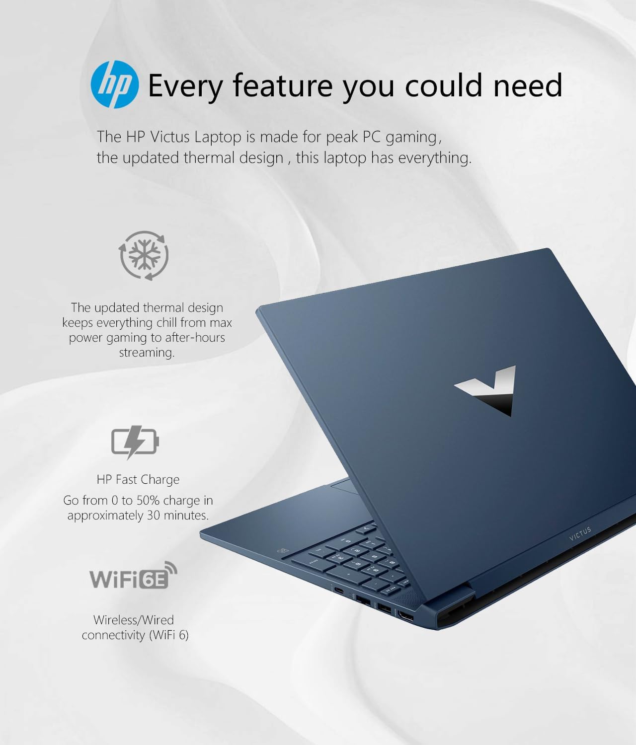 15.6" Full HD 144Hz Gaming Laptop, Intel Core i5-12450H, 32GB Memory, NVIDIA GeForce RTX 3050, 2TB SSD, Windows 11 O202408