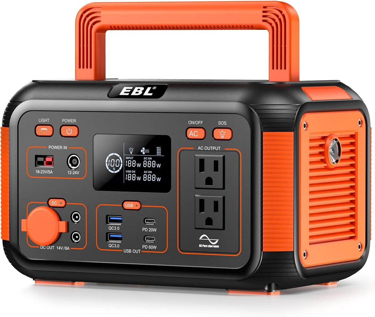 Portable Power Station 300W 269.36Wh Lithium Battery A79264