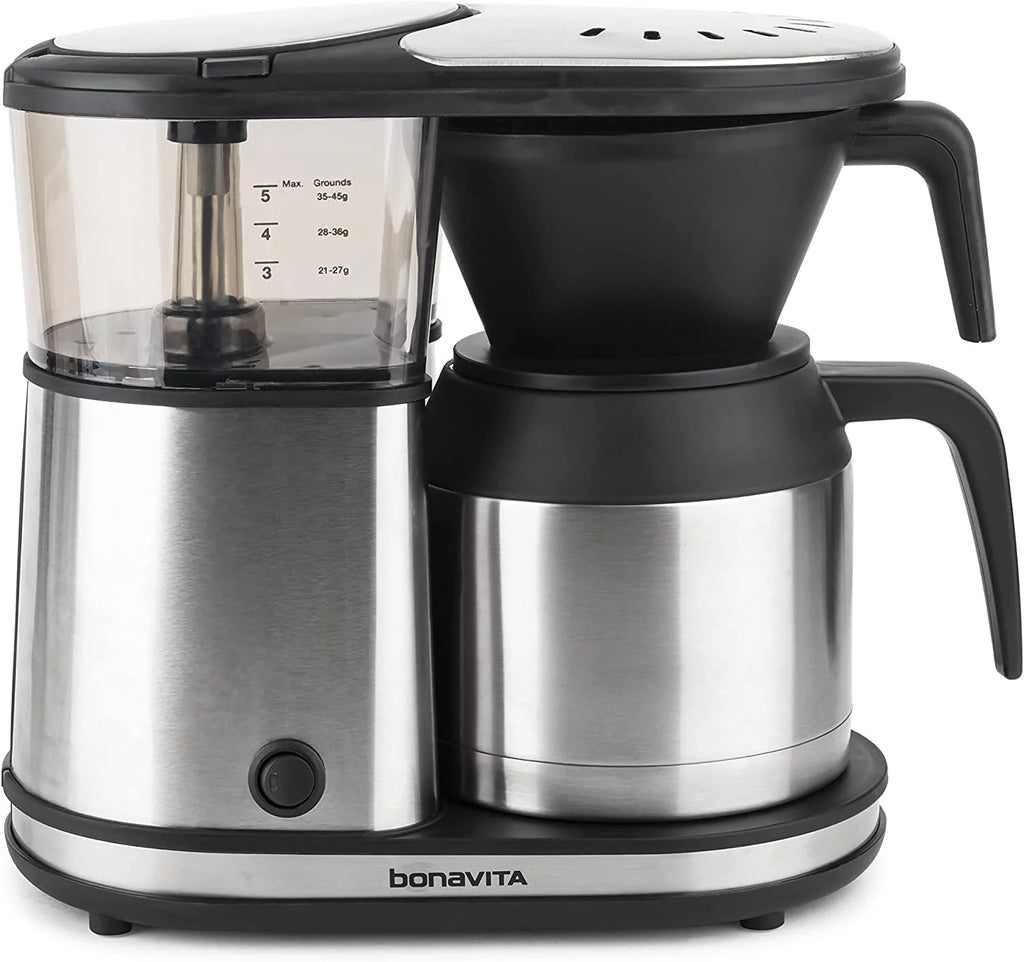 5 Cup Drip Coffee Maker with Double Wall Thermal Carafe A1723