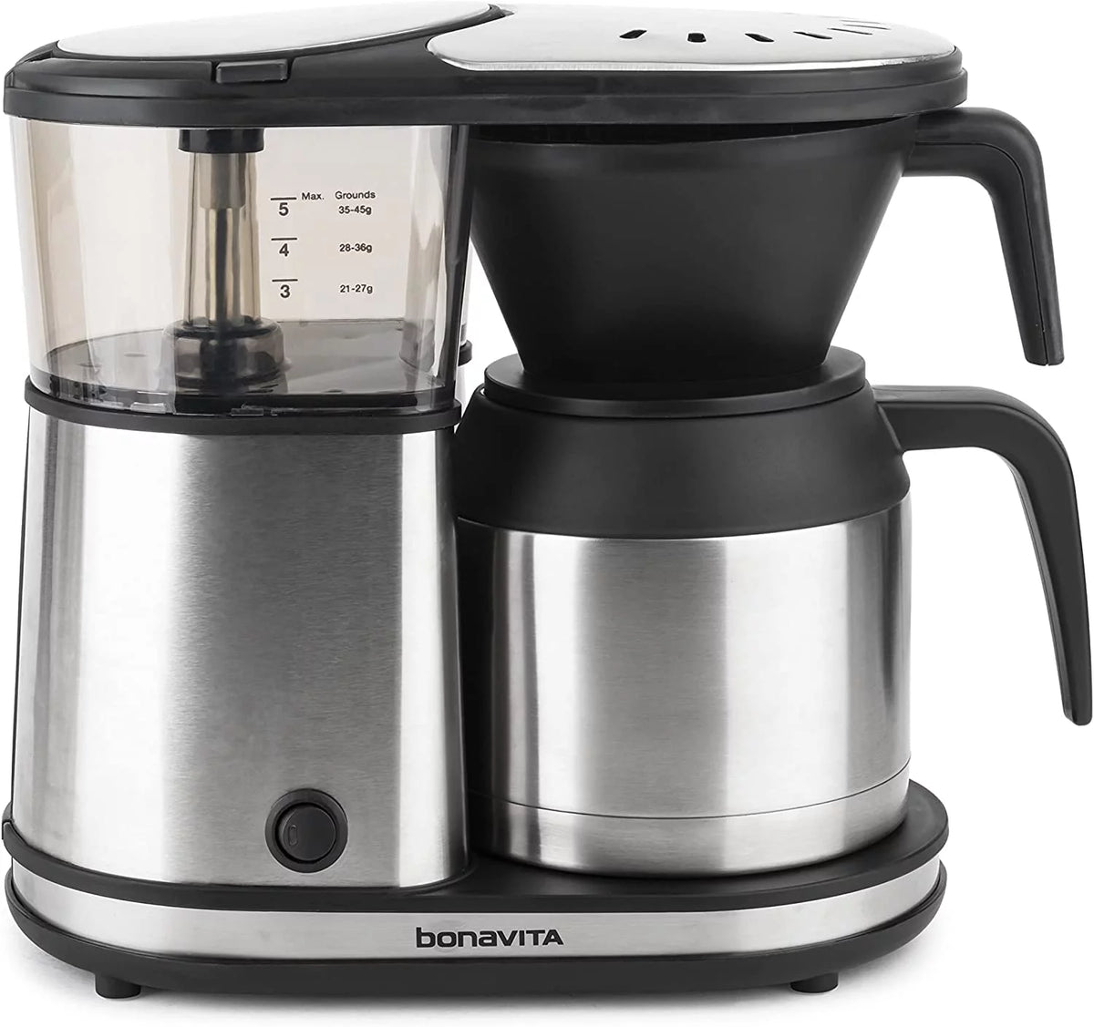 5 Cup Drip Coffee Maker with Double Wall Thermal Carafe A1723