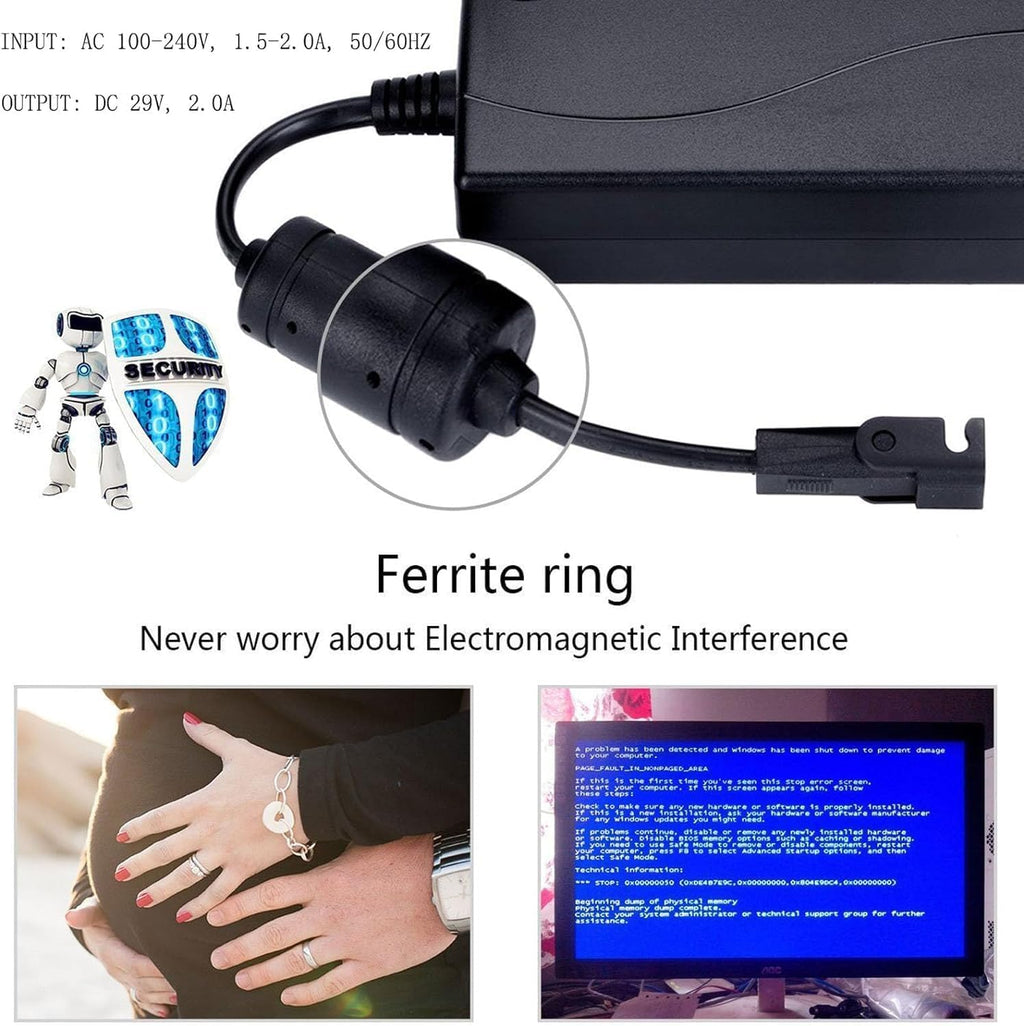 2-Pin Power Adapter with Extension L Shape Cable Cord for Lift Chair X110031