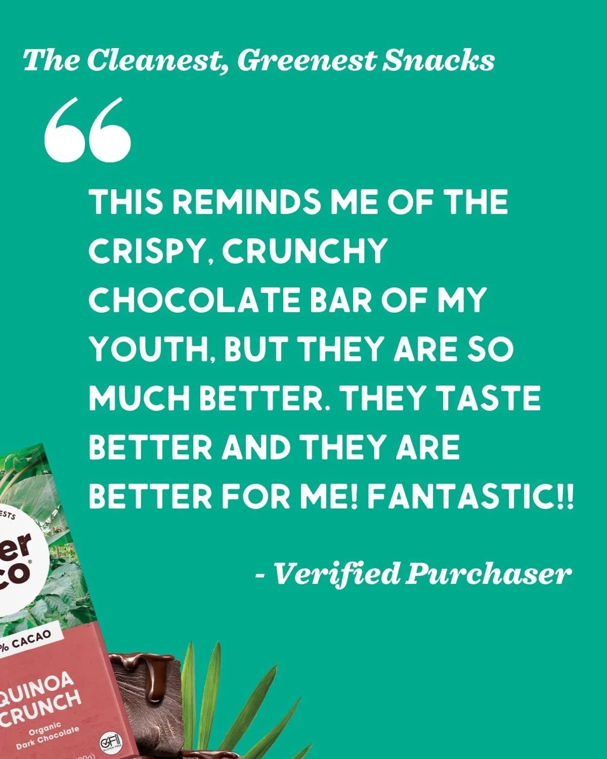 Organic Dark Chocolate Quinoa 2.82 oz Pack of 3 C16768