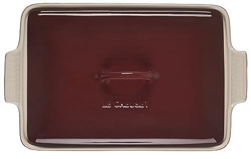 Stoneware Covered Rectangular Casserole, 4 qt. (12" x 9"), Rhone K38381