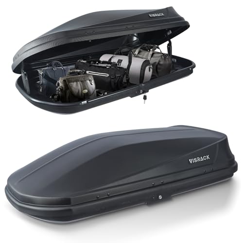 Gray 13 Cubic Feet Rooftop Cargo Box I68267