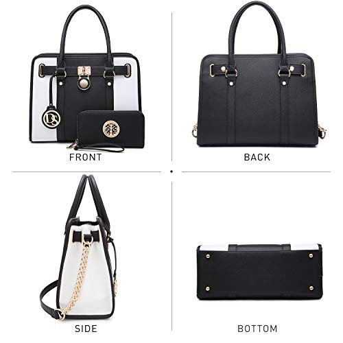 Top Handle Satchel Tote Shoulder Hobo Bag with Wallet Set 2pcs A525173