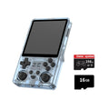 Transparent Black 4 Inch Handheld Retro Game Console X18293