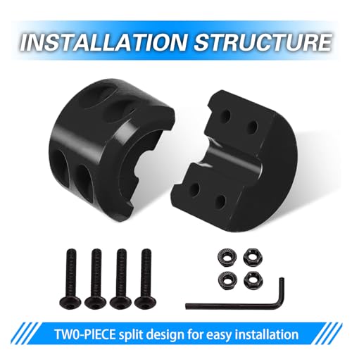 Black Trailer Winch Cable Hitch Stopper with Metal Installation Tool A15350