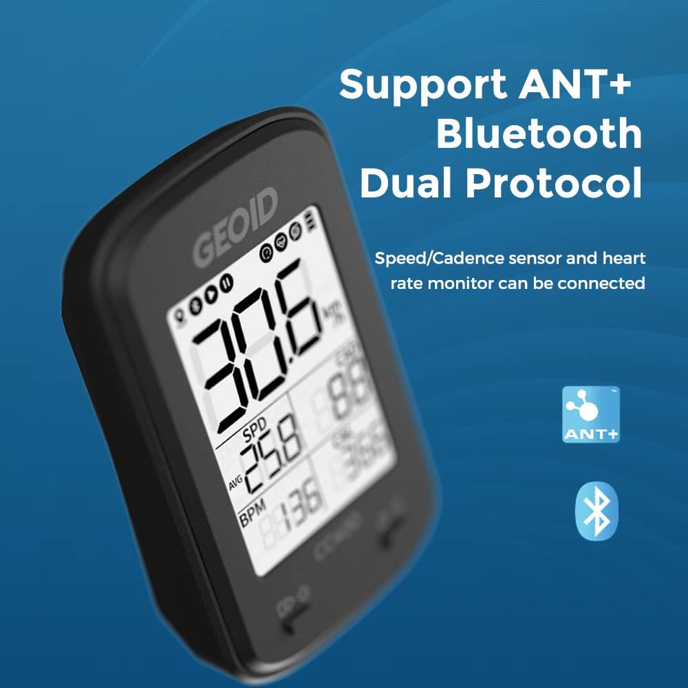 Wireless Bluetooth Waterproof Bicycle Speedometer Odometer with LCD Automatic Backlight Display S4690