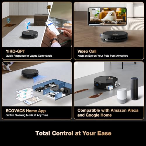 Robot Vacuum and Mop, 18,500Pa Suction, 18mm Auto-Lift Z7051